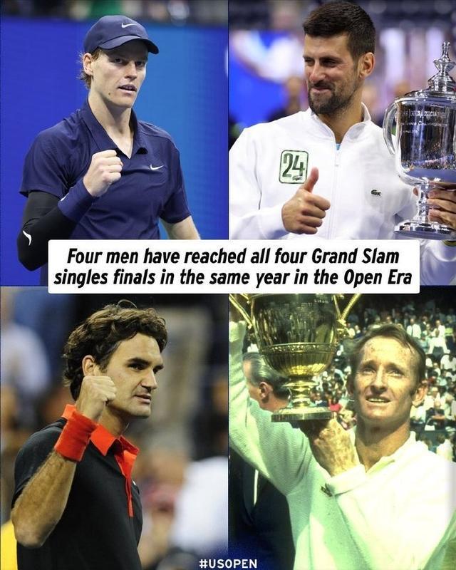 英雄联盟总决赛-仅四人达成单赛季四大满贯皆进决赛：辛纳、费德勒、德约和拉沃尔